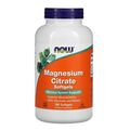 NOW Magnesium Citrate 180 мягких капсул