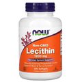 NOW Lecithin Non-GMO 1200 мг 100 мягких капсул