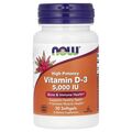 NOW Vitamin D3 5000 IU 30 мягких капсул