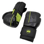 Перчатки боксерские BoyBo B-Series BBG400, Флекс, черный-зеленый