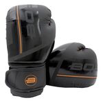 Перчатки боксерские BoyBo B-Series BBG400, Флекс, черный-оранжевый