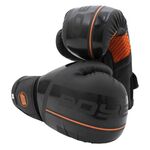 Перчатки боксерские BoyBo B-Series BBG400, Флекс, черный-оранжевый