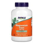 NOW Magnesium Caps 400 мг 180 веган капсул