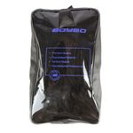 Перчатки ММА BoyBo Wings, кожа, черно-синии