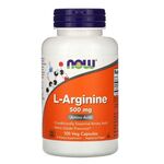 NOW L-Arginine 500 мг 100 веган капс.