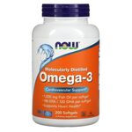NOW Omega-3 1000 мг 200 мягких капсул