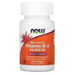 NOW Vitamin D3 10000 IU 120 мягких капсул