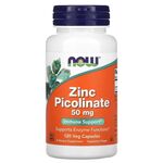 NOW Zinc Picolinate 50 мг 120 веган капсул