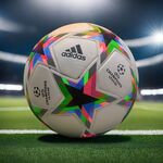 Мяч футбольный CL colors stars №5