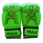 Перчатки боксерские HULK green (детские, 3-10 лет) 6 Oz