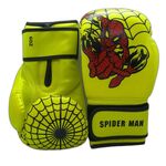 Перчатки боксерские Spider Man yellow (детские, 3-10 лет) 6 Oz