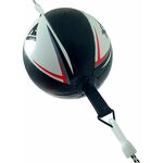 Груша пневматическая RDX на растяжках ч/б натуральная кожа