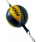 Груша пневматическая  RDX на растяжках ч/ж натуральная кожа