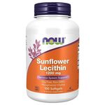 NOW Sunflower Lecithin Non-GMO 1200 мг 100 мягких капсул