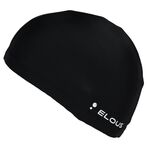 Шапочка для плавания Elous ELS212, подростковая, чёрный