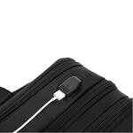 Портфель-рюкзак с расширением ARISTOCRAT 2412 BLACK, под ноутбук до 17"