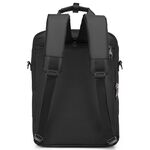 Портфель-рюкзак-планшет ARISTOCRAT 2414 BLACK, под ноутбук до 14.3"