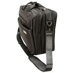 Портфель-сумка с расширением ARISTOCRAT 2415 BLACK, под ноутбук до 17"