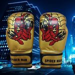 Перчатки боксерские Spider Man gold (детские, 3-10 лет) 4 Oz