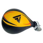 Пневматическая инерционная груша RDX ч/Ж натуральная кожа