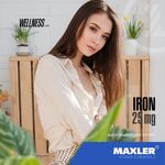 Maxler IRON 25 мг 90 веган капсул
