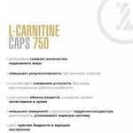 Maxler L-Carnitine Caps 750 мг 100 веган капсул