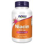 NOW Niacin 500 мг 100 веган капсул