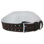 Пояс тяжелоатлетический BoyBo "Fire" BBW600, иск. кожа, черный