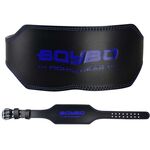Пояс тяжелоатлетический BoyBo "Legend"  BBW700, Кожа, черно-синий