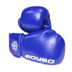 Перчатки боксерские BoyBo TITAN, IB-23 (одобрены ФБР), синий
