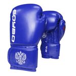 Перчатки боксерские BoyBo TITAN, IB-23 (одобрены ФБР), синий