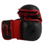 Перчатки ММА BoyBo Wings BBGL-26 Flex, черно-красные