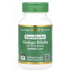 California Gold Nutrition Ginkgo Biloba 120 мг 60 веган капсул