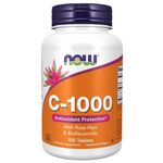 NOW C-1000 With Rose Hips/Bioflavonoids 100 таблеток