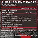 Nutrex Lipo-6 Black Ultra Concentrate (микс Теобромин Синефрин) 60 капсул