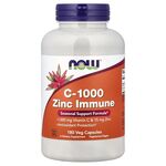 NOW C-1000 Zinc Immune 90 веган капсул