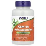 NOW KSM-66 Ashwagandha® 90 веган капсул