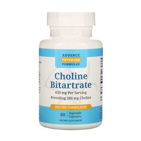 Advance Physician Formulas Choline Bitartrate (Битартрат холина) 650 мг 60 капс.