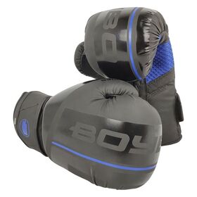 Перчатки боксерские BoyBo B-Series BBG400, Флекс, черный-синий