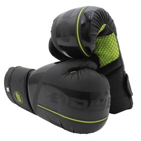 Перчатки боксерские BoyBo B-Series BBG400, Флекс, черный-зеленый