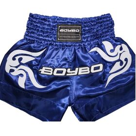 Шорты для тайского бокса BoyBo BST882, цвет синий