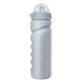Бутылка для воды Be First БЕЗ ЛОГОТИПА (75NL-silver) 750 мл, серебристая с крышкой
