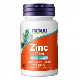 NOW Zinc Gluconate 50 мг 100 таблеток