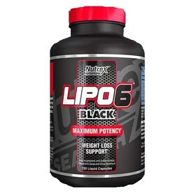 Nutrex Lipo 6 Black INTL Weight Loss Support Maximum Potency 120 ликвид капс.