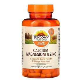 Sundown Naturals Calcium Magnesium Zinc 100 таб.