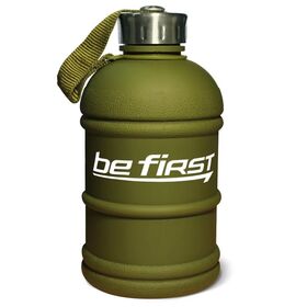 Бутылка канистра для воды Be First (TS 1300-FROST-KHAKI) цвет: хаки матовый 1300 мл