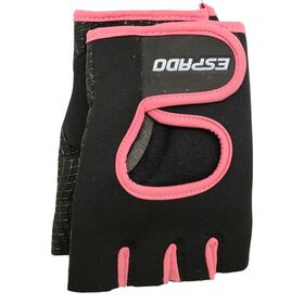 Перчатки для фитнеса ESPADO, ESD001, черно-розовые