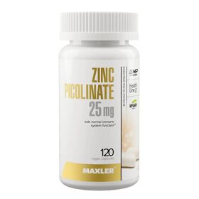 Maxler Zinc Picolinate 25 мг 120 веган капсул