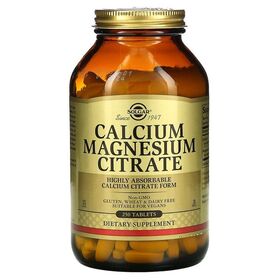 Solgar Calcium Magnesium Citrate 250 таблеток