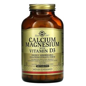 Solgar Calcium Magnesium with Vitamin D3 300 таблеток